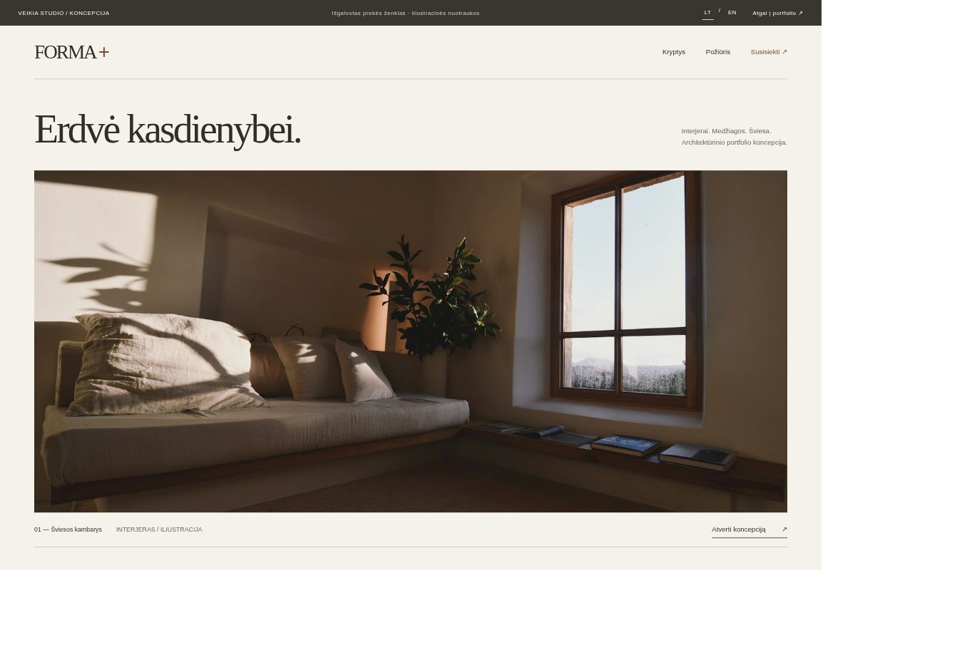 Forma+ — Architectural editorial